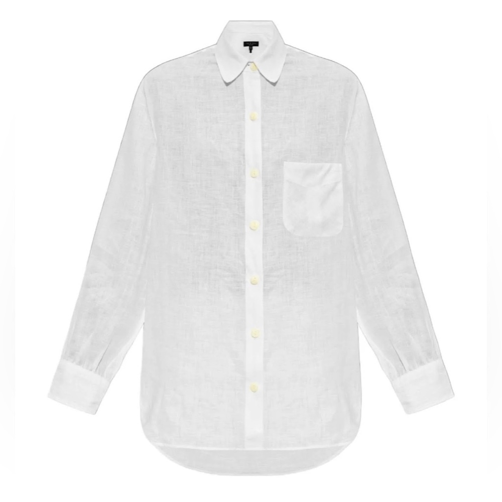 RAG & BONE Oversized Maxine Linen Shirt - Picture 5 of 12